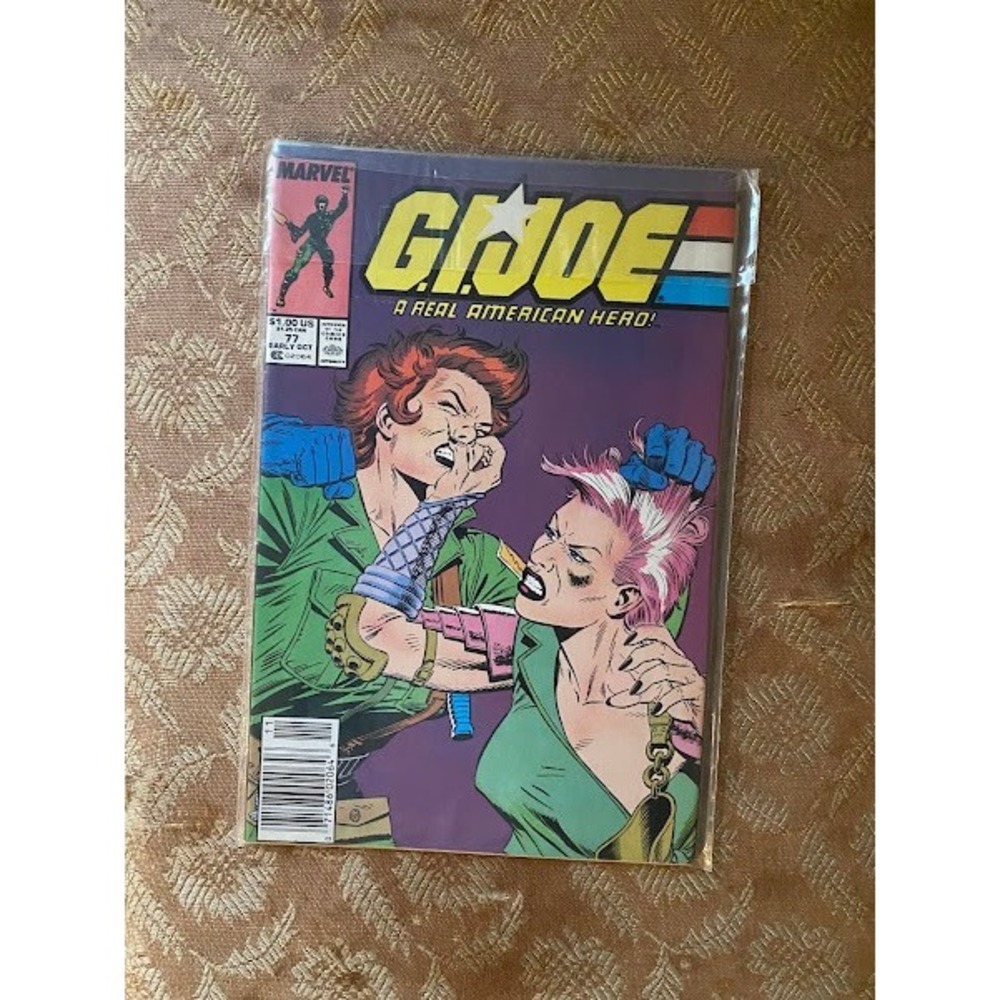 Marvel GI Joe A Real American Hero 77 Early Oct 1988 Zarana vs Lady Jaye Comic